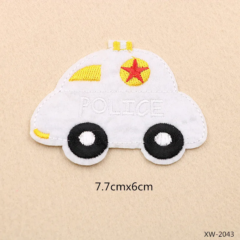 
GUGUTREE one set embroidery car patch cartoon patches badges applique patches for clothing XW-222 