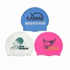 2019 New Style Silicone Customized Logo Swim Cap for Learning Swimming