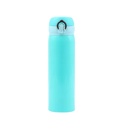 

304 stainless steel vacuum bounce thermos mug car lock water cup portable children gift mug custom logo