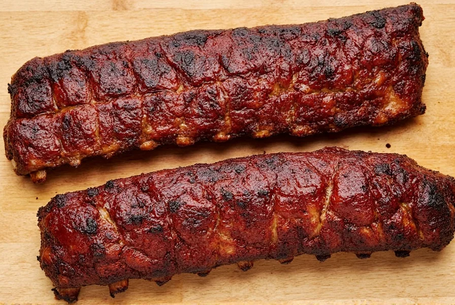 Oven timer and ribs covered in foil