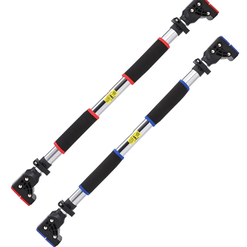 

Convenient Door Frame Pull Up Bar home gym equipment fitness hometrainer door bar Bodybuilding Pull Up Bar wall mounted pull up, Black+red