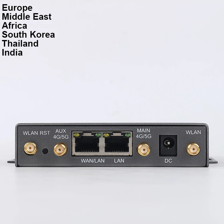 

EMEA South Korea Thailand India DTU Industrial 4G Router M2M Router Dual Sim Portable Router With Dual Sim