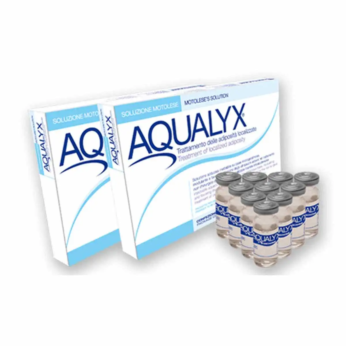 

AQUALYX slimming lipolytic solution injection fat dissolving injections, Transparent
