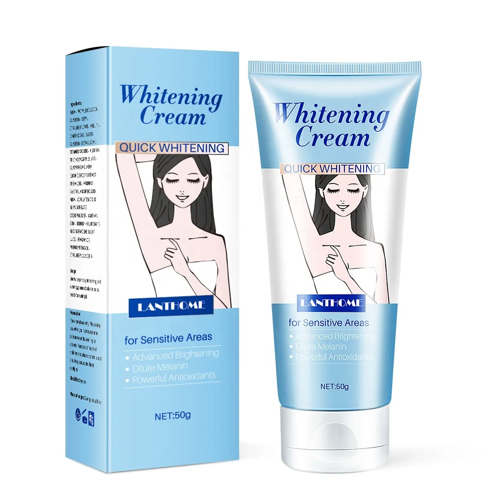 

50g Face Whitening Body Cream Underarm Armpit Leg Knee Private Parts Brightening Melanin Remover Black Skin Whitening Cream