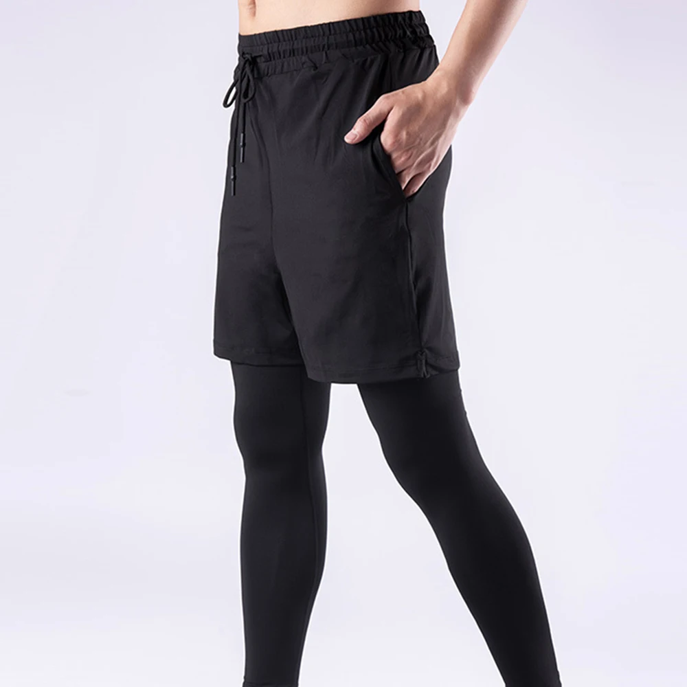 

Gym Jogger Running Compression Training Oem 2 In 1 Shorts Men, Custom color