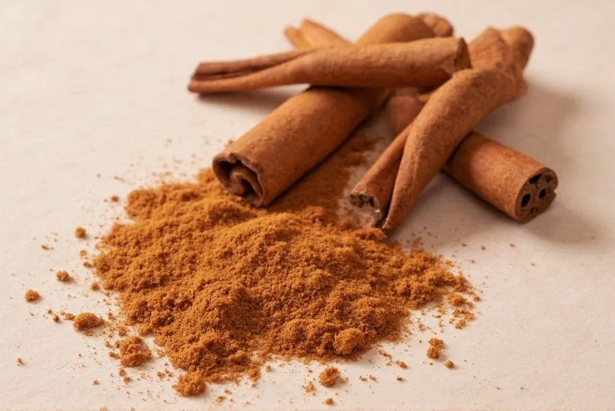 Proper cinnamon storage setup showing airtight containers in a dark pantry away from heat sources