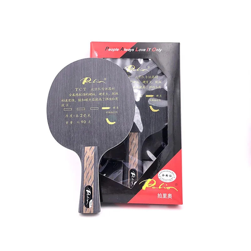 

Palio TCT wood Carbon Attack 5+2+2 Loop bat paddle without rubber table tennis blade