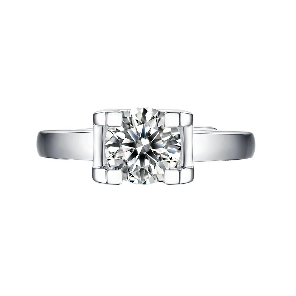 

New Arrival 2 Carat Jewelry Ring Wholesale Silver 925 Women Engagement Ring