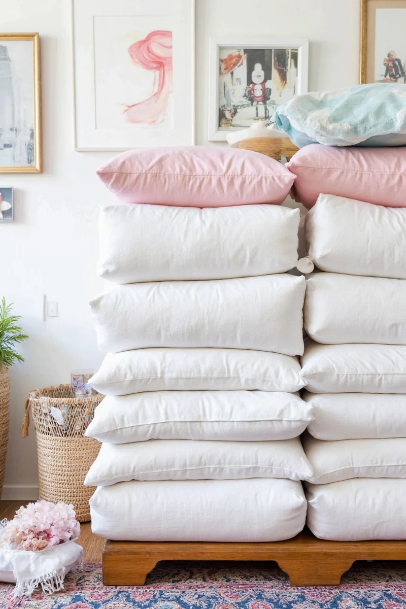 pillow palooza 7 genius ways to store pillows in a family friendly home plus tips that actually work