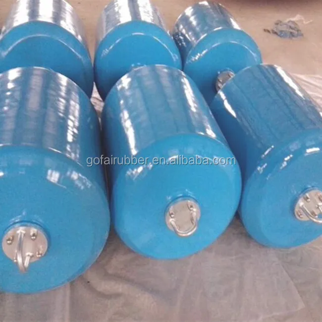 Eva Polyurea Spraying Coating Marine Port Rubber Fender For Ship Boat