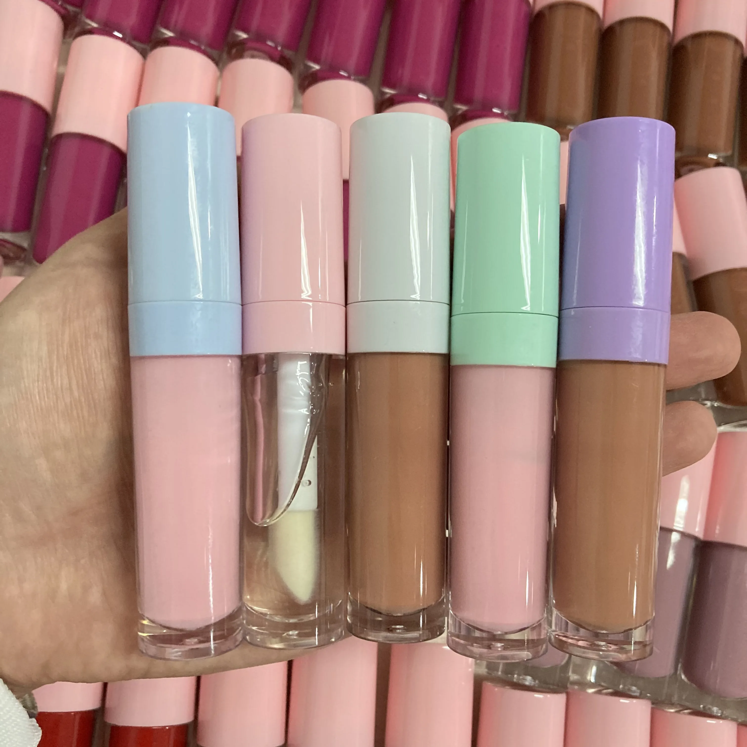 

Wholesale 10 ml big lip gloss tube custom your own lip gloss private label