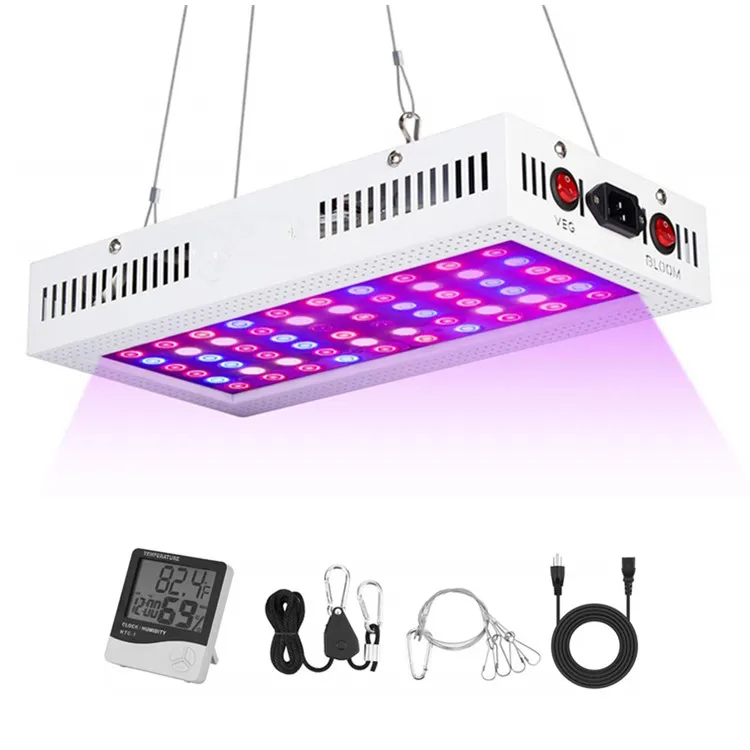 Hot amazon sale1000W Dimmable Full Spectrum Plant hydroponic veg/bloom Indoor Garden led grow light