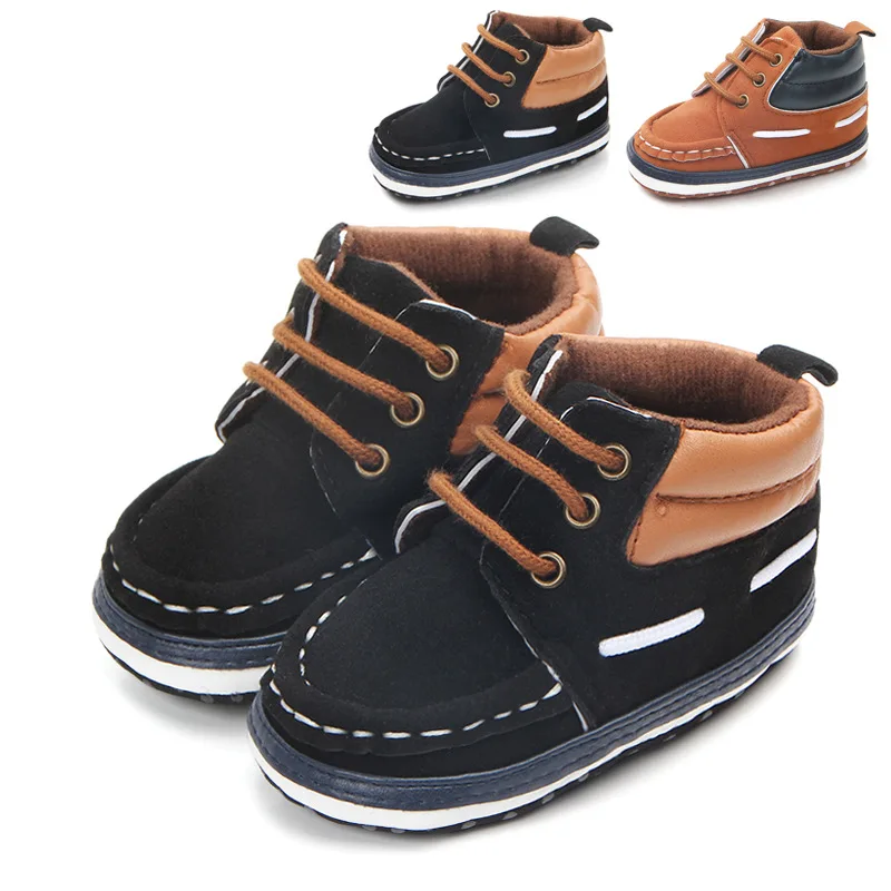 

Fashion Baby Boys Winter Sneakers Leather Sports Infant Soft Shoes First Walker Shoes First Walkers For 0-18month