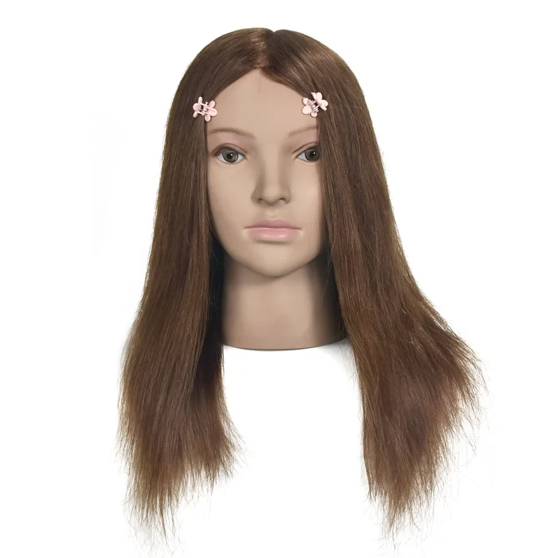 XISHIXIUHAIR Cheap Price 8-24inch 100% Real Human Hair Mannequin Hairdressing Training Heads