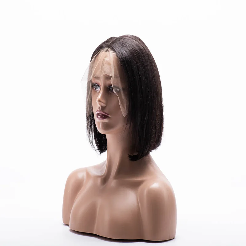 

Wholesale 100% virgin human hair brazilian wigs 180 density front lace wig human hair brazilian human hair lace front wig