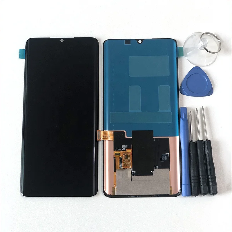 

Original New Amoled For Xiaomi Mi Note 10 Lite Screen LCD Digitizer Panel For Xiaomi Note 10 Lite LCD Touch Screen Display, Black