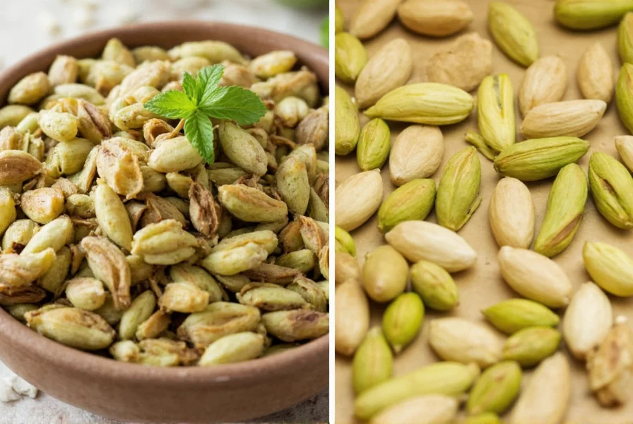 Green vs Black Cardamom pods