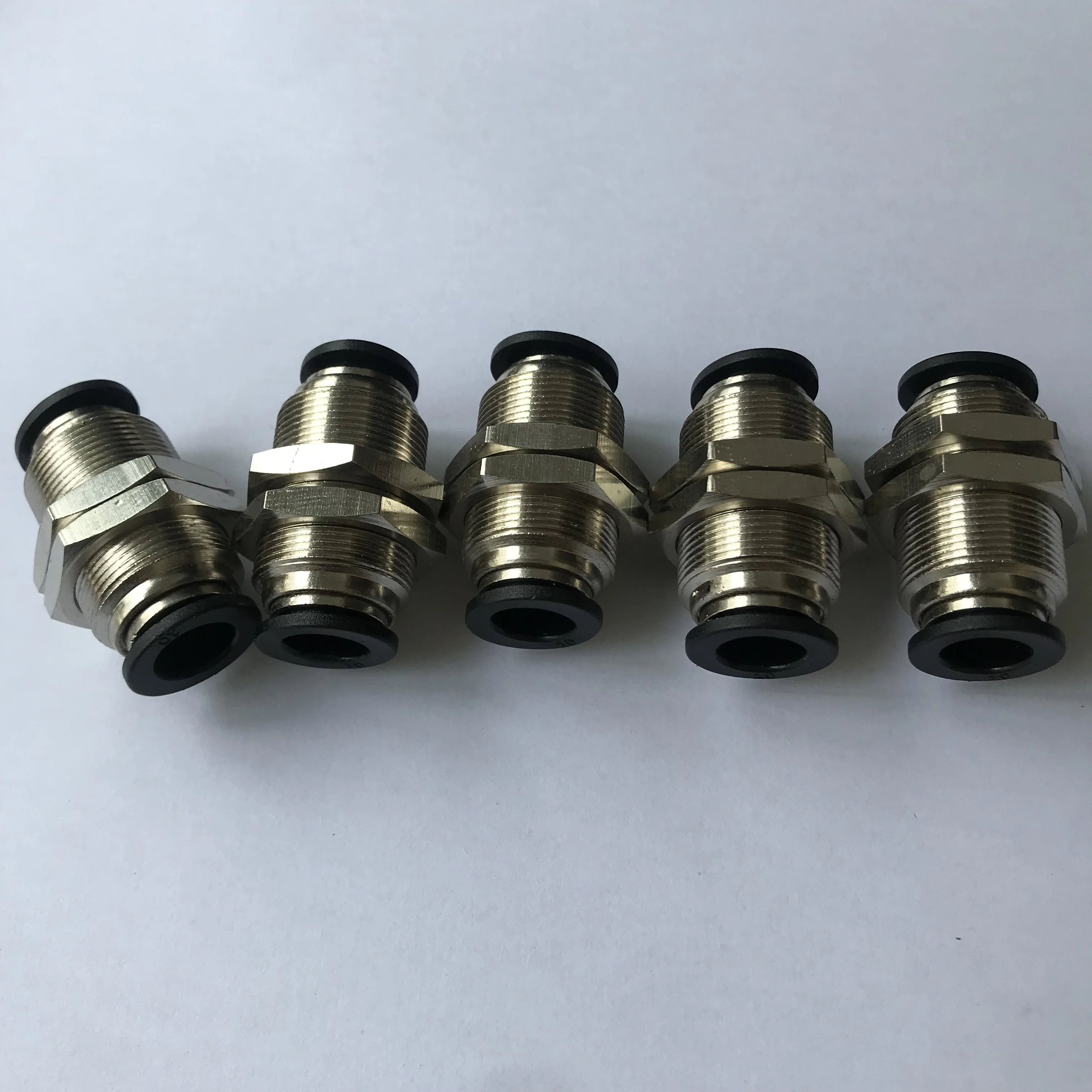 Pm Air Pneumatic Straight Bulkhead Union 4mm12mm Od Hose Tube