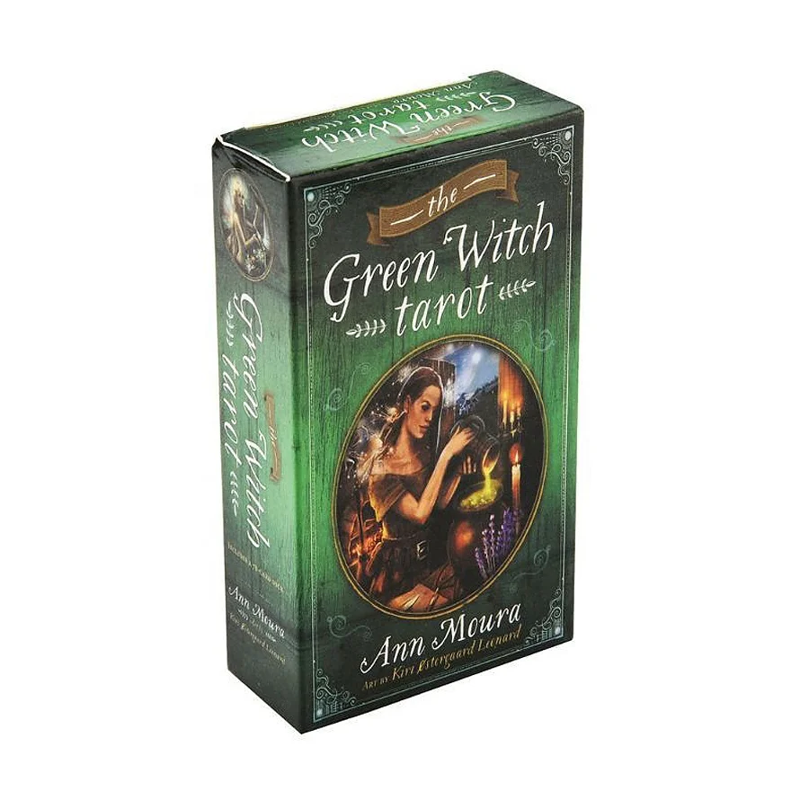 

The Green witch Tarot 78 cards deck tarot cards with guidebooks divination