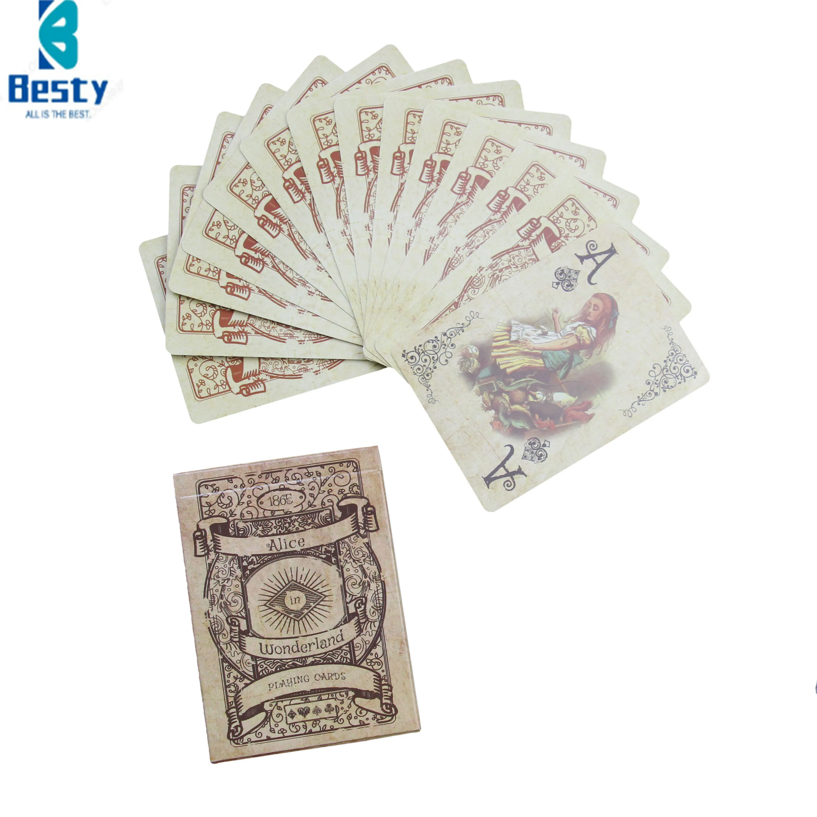 

Promotional Durable king star design dollar google card free shipping playing cards custom printing shaped, Cmyk 4c printing and oem