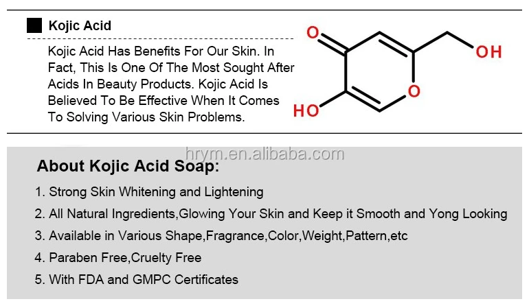 High Quality Wholesale Private Label Natural Kojic Acid Whitening Soap