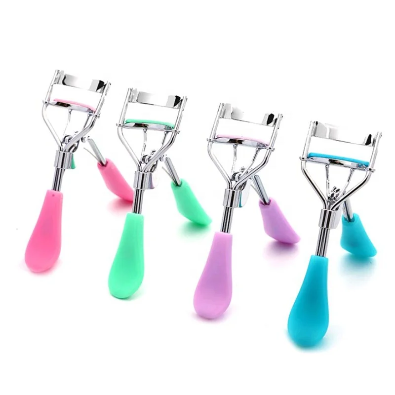 

Stainless Steel Beauty Makeup Tool 1Pc Handle Eyelash Curling, Black/blue/green/purple/pink