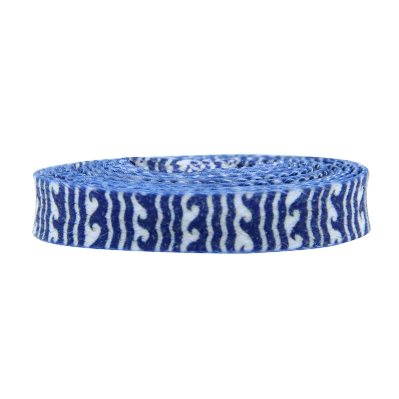 

Weiou Custom Printed Logo Wide Sublimation Shoes Lace Polyester Flat Colorful Shoelace for Sneakers and Shoes