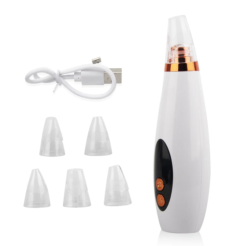 

Multi-function facial tool beauty equipment USB rechargeable pores cleaning device sprayer Blackhead Remover Vacuum