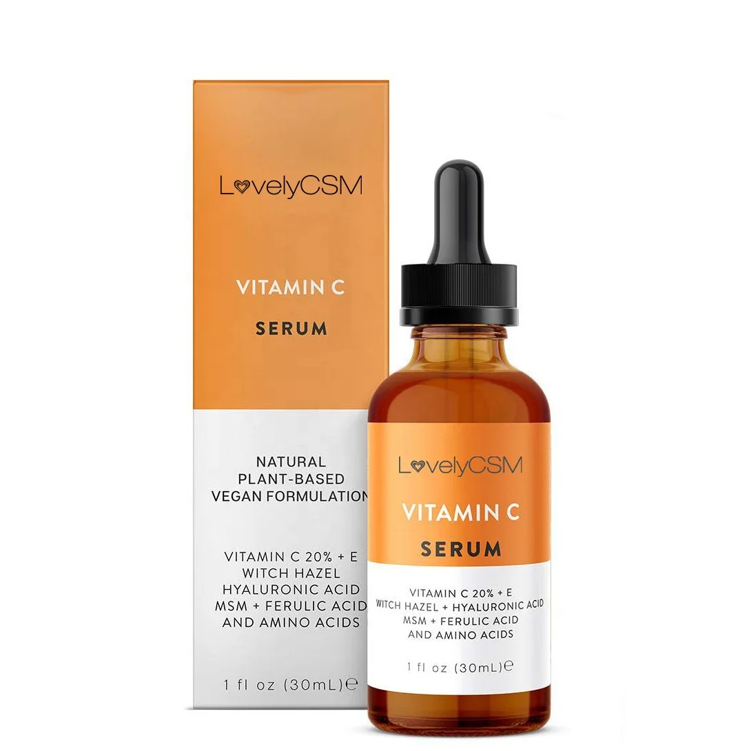 

100% Organic Natural Vitamin C Vitamin E Niacinamide Whitening Lightening Skincare Serum Ordinary Customization Oem Odm Service