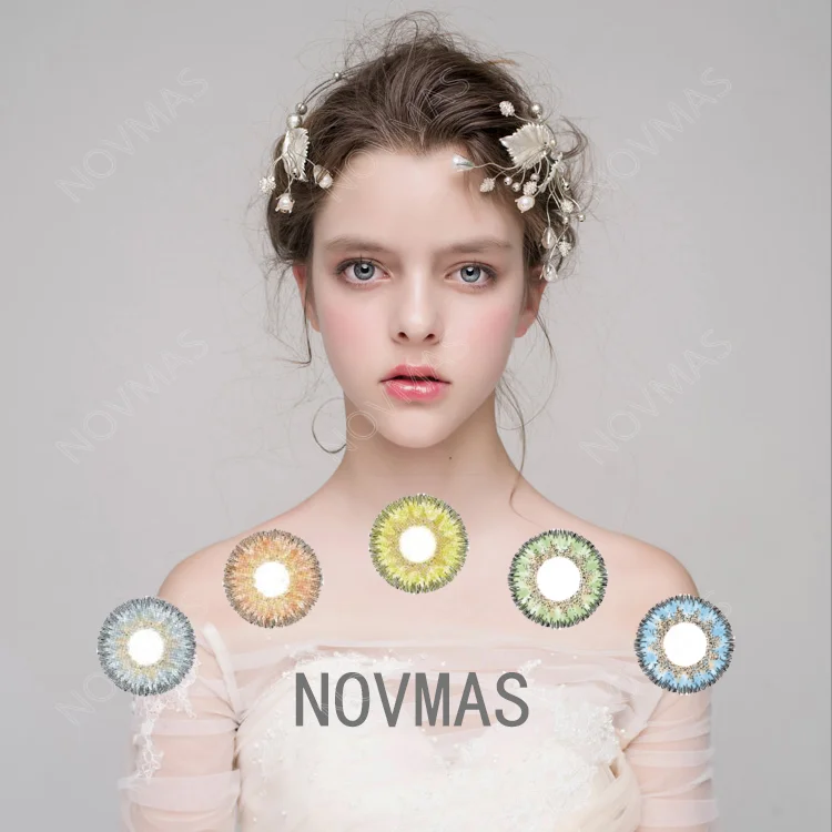 

Hot Selling Wholesale Novmas N Series Fashion On Your Eyes Color Contact Lens Beauty For Big Eyes