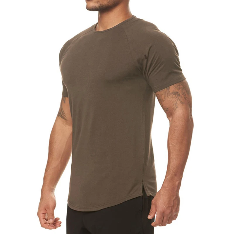 

High Quality Compression Shirt Workout Athletic Running Short Sleeve Camouflage T Shirts Men, Customized color