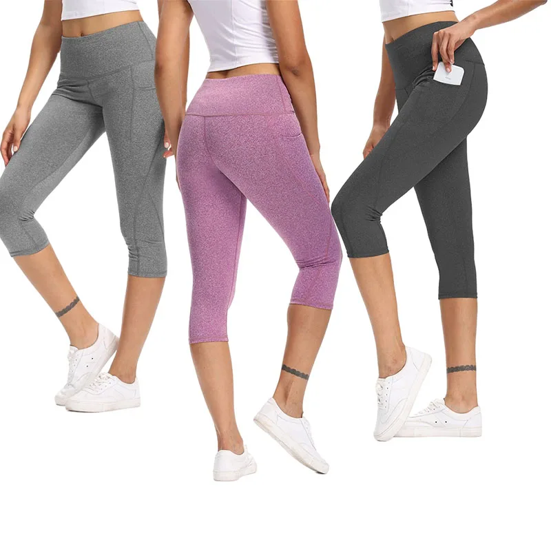 

2021 Women Yoga Pants Leggings Fitness High Waist Sport Pants Hip Push UP Tights Women Gym Clothing Yoga Legging, Customized colors