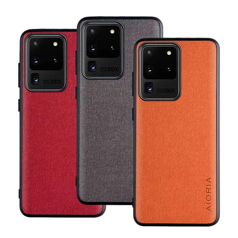 

Aioria Fabric Cloth Case For Samsung S20 Ultra Back Cover New Arrival