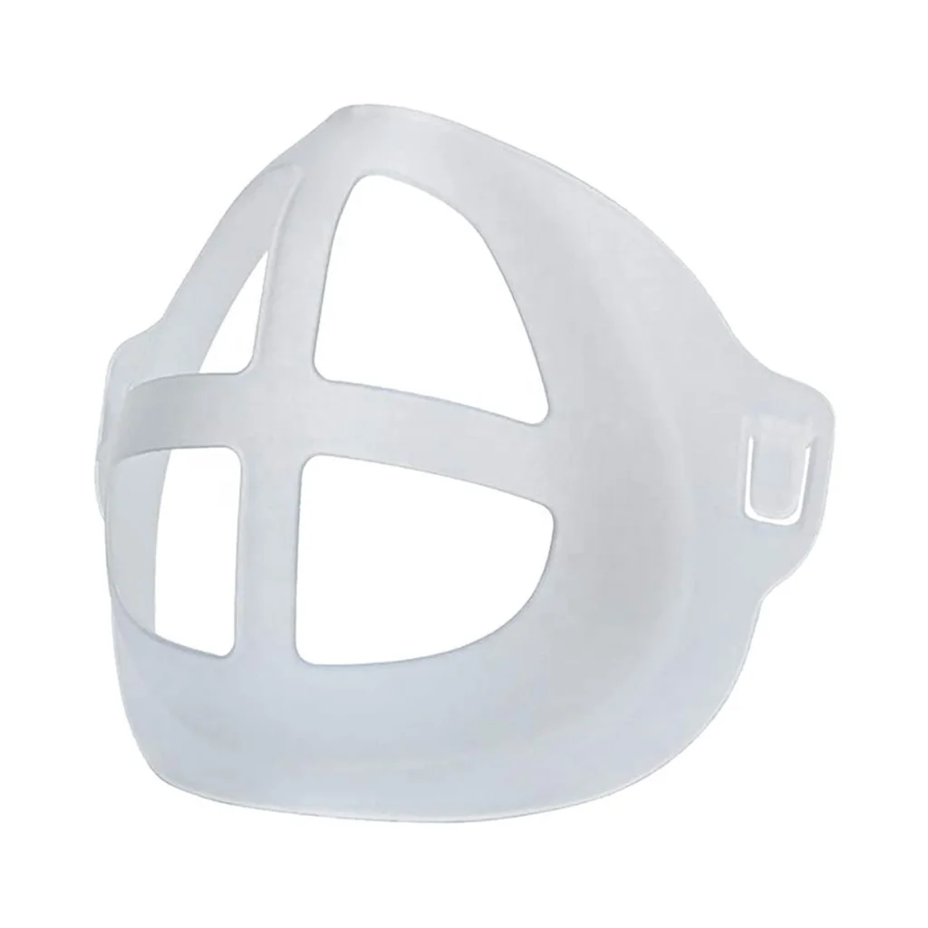 

2020 Newest 3D Masking Bracket Reusable Inner Support Frame Masking Stand Lipstick Protection Holder For Comfort Breathing, White