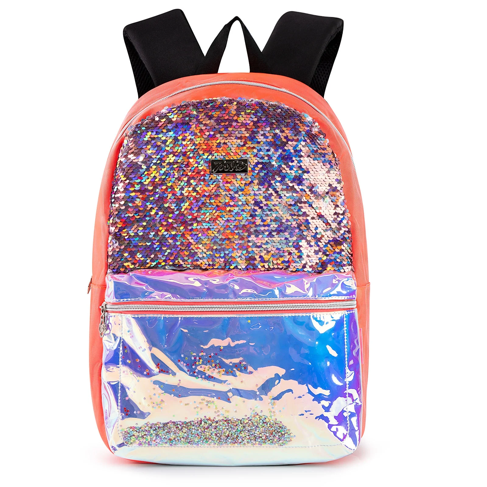 

Designable University Bag for Women Teenagers Holographic School Bags Young Sequin Back Pack