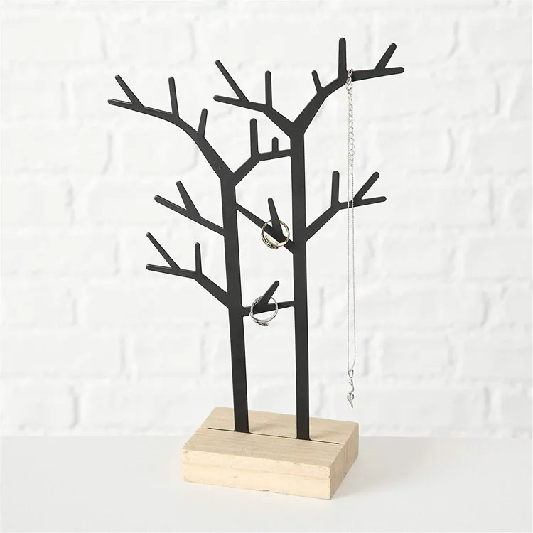 Metal Tree Jewelry Holder Hanger Organizer Dressing Table Display