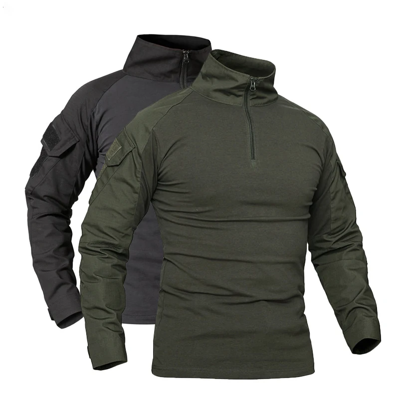 

Men Outdoor Tactical Military T-shirts Sports Casual Shirts Combat Uniforms Hunting Climbing Fishing T Shirt