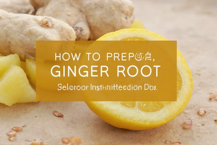 how to prepare ginger root