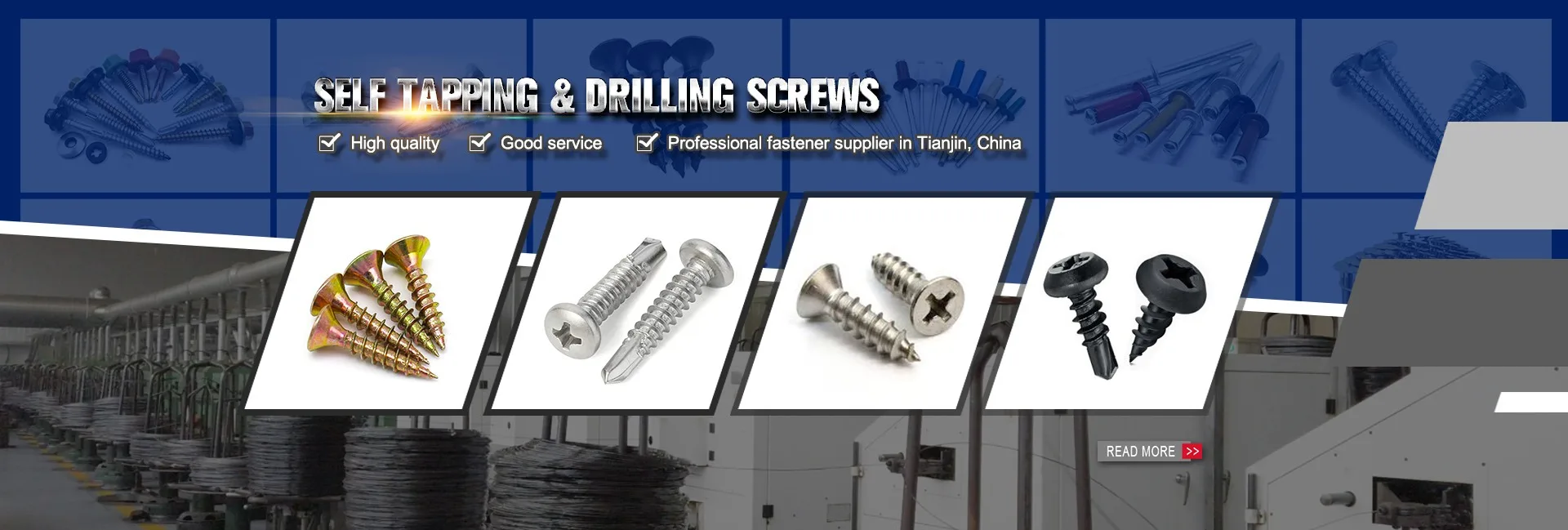 Tianjin Huazhen Fastener Co., Ltd. Drywall Screw, Self Drillingscrew
