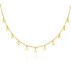 POLIVA star 18k gold plated fashion custom new collection 925 silver sterling assorted necklaces seashell necklace