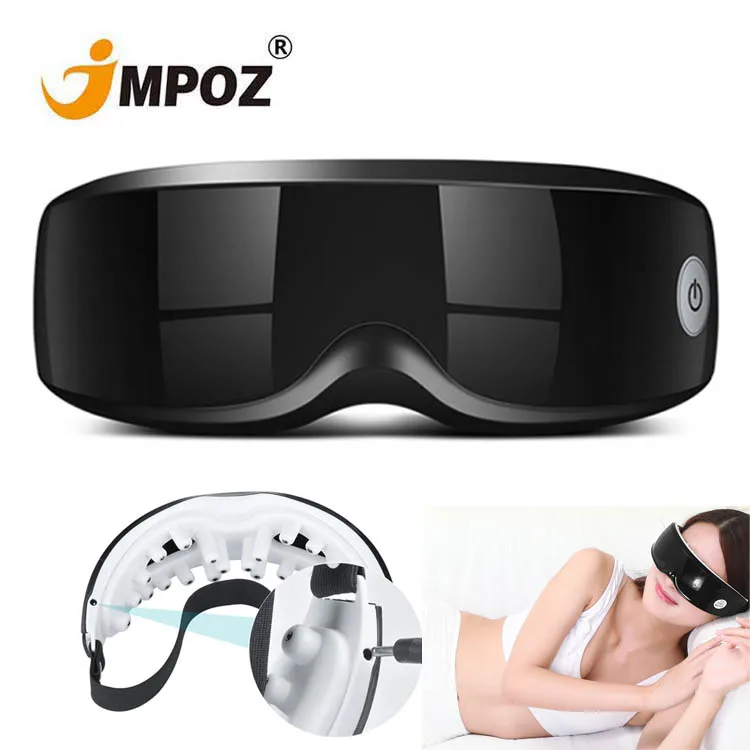 

JMPOZ Ems Rechargeable Instrument Pink Smart Device Machine Care 4d OEM/ODM Effective Magnet Cold Electric Eye Massager, Black