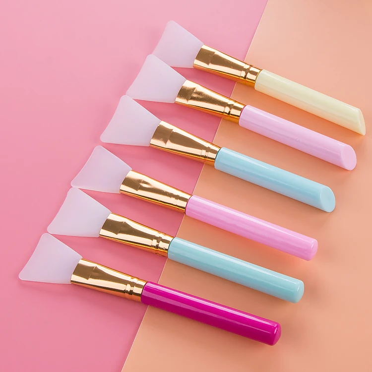 

Cosmetic makeup tool DIY facial mask applicator brush soft silicone face mask brush