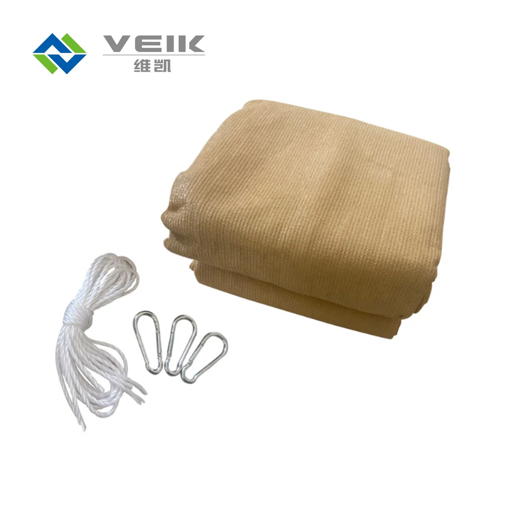

Outside Waterproof Sun Shade Sail HDPE And Oxford Material UV Stabilized Sun Shading Sail, Beige