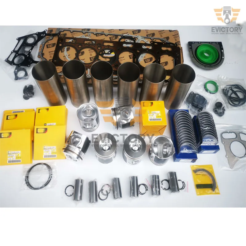 

C7.1 engine rebuild kit Piston ring cylinder liner gasket bearing for Caterpillar 320D2 excavator C7