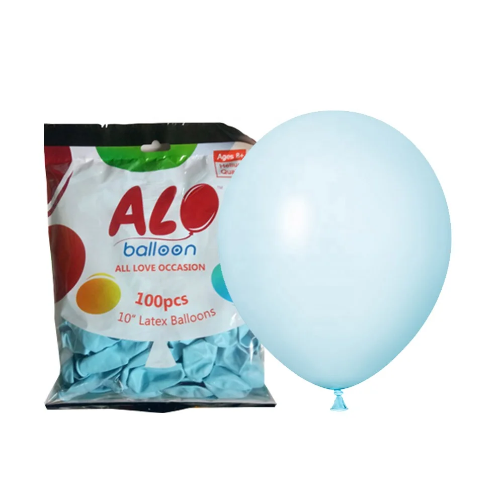 

100pcs Pack 10 inch Small Size 10 pulgadas Latex Helium Balloons Globos