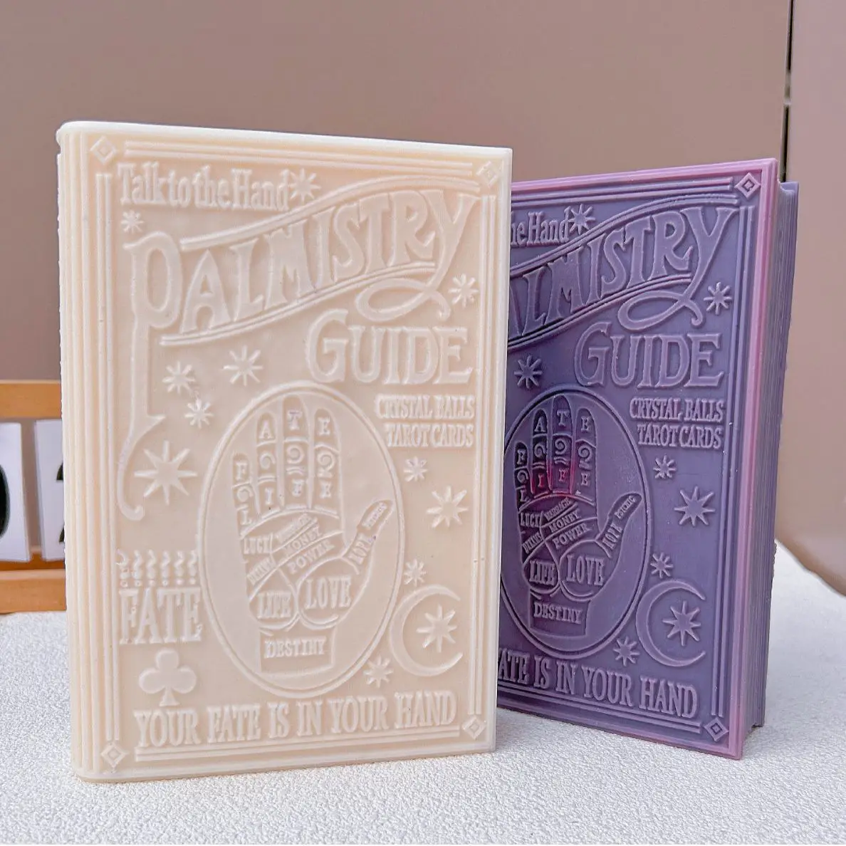 Palm Guide Book Candle Silicone Mold DIY Large Book Silicone Mold Platform Mold