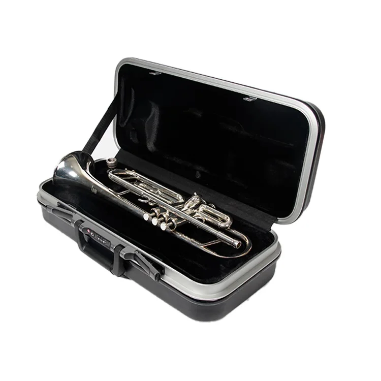 

Beautiful And Elegant First-class Quality ABS material Trumpet Instrument Case, Customized color