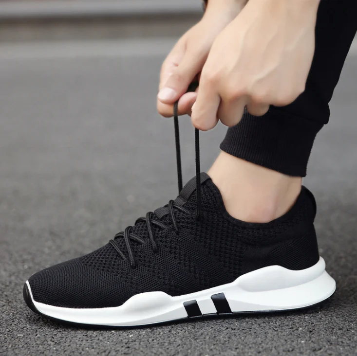 

High Quality Wholesale Breathable Sport Sneaker Shoes Fashion Casual White Running Sneakers for Men ladys sneakers, White/black/grey