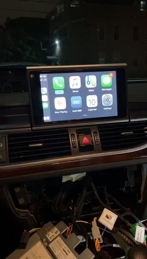 Установка apple carplay audi a6 c7