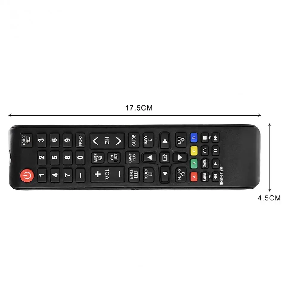 Universal Remote Control Bn59 01199f Fit For All Samsung Lcd Led Hdtv 3d Smart Tvs Models Remote 3019